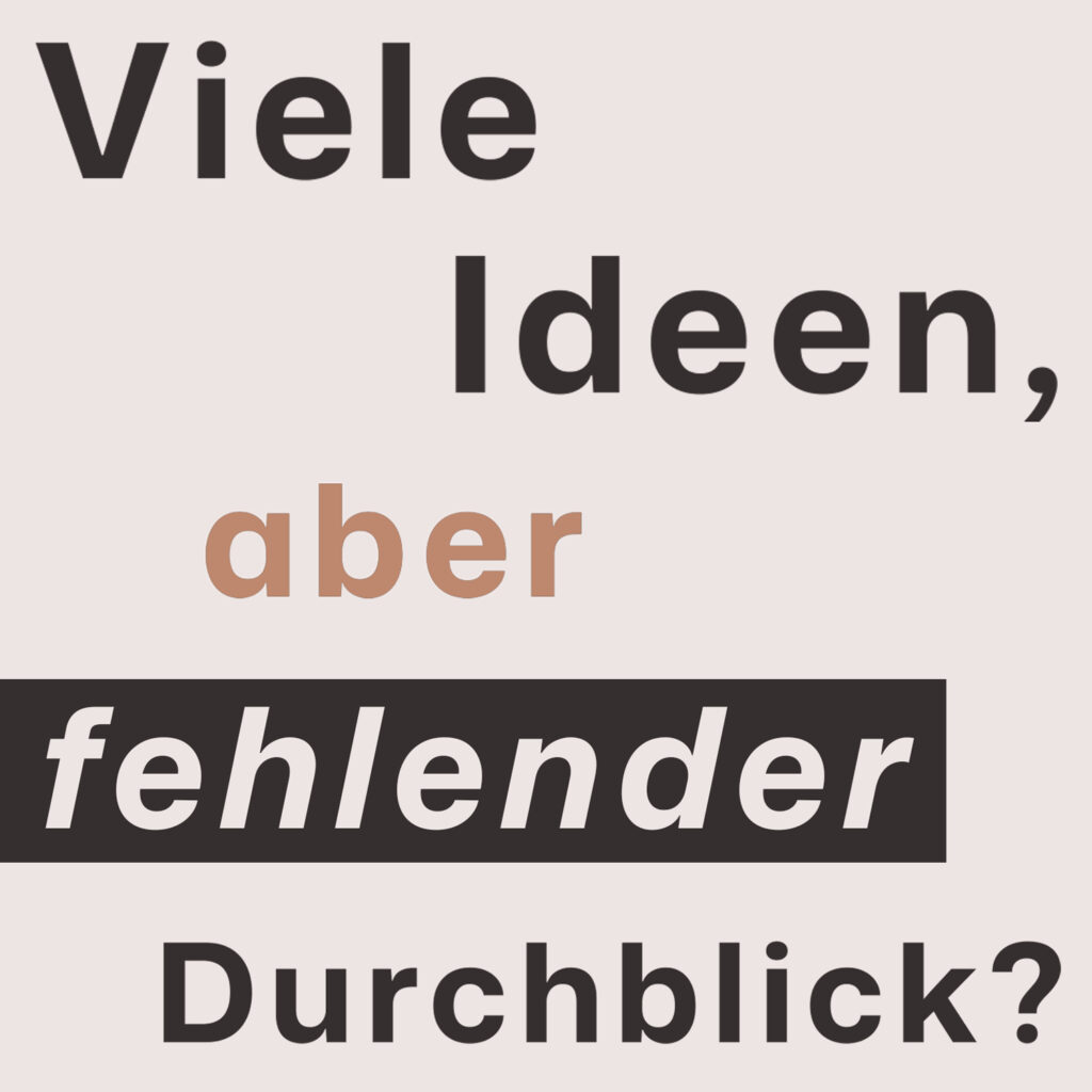 viele ideen
